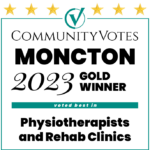 Winners Badge Moncton 2023 Gold - Physiotherapists and Rehab Clinics