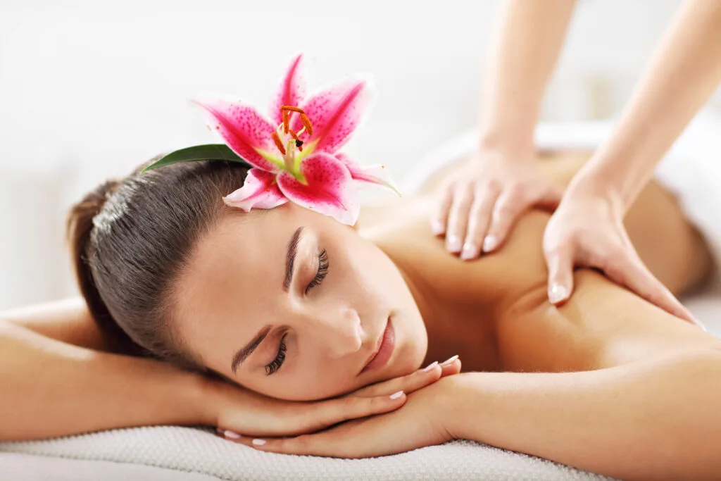 Massage therapy treatment room at Naturology Centre in Moncton