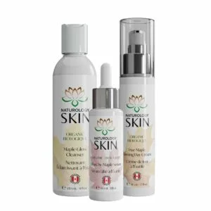 Maple Essentials Set — Maple Glow Cleanser, Lifted-by-Maple Serum and True Maple Firming Day Cream
